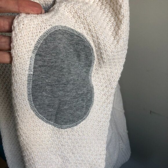 Bdg cream oversized elbow patch sweater S - Picture 8 of 9